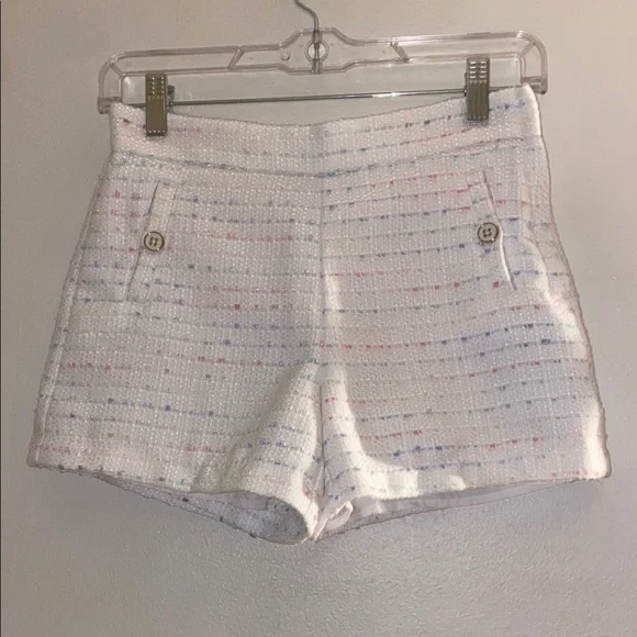 Janie and Jack Girls size 12 High Waist tweed look Shorts - Picture 1 of 15